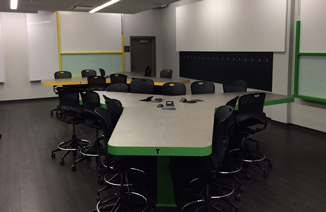 The active learning classroom. Photo by Chris Buddle.