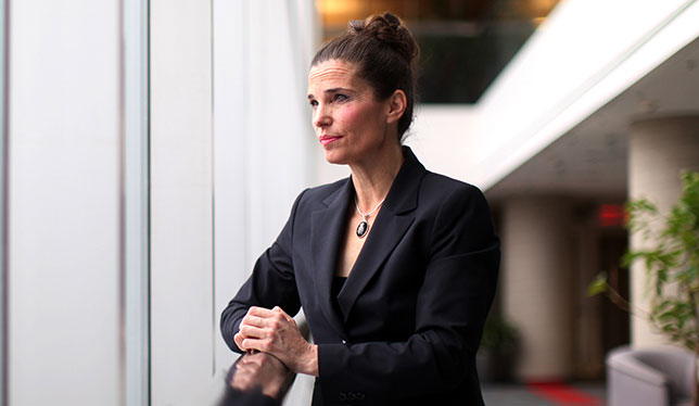Minister of Science Kirsty Duncan poses for a photograph November 26, 2015 in Ottawa. Photo by Dave Chan.