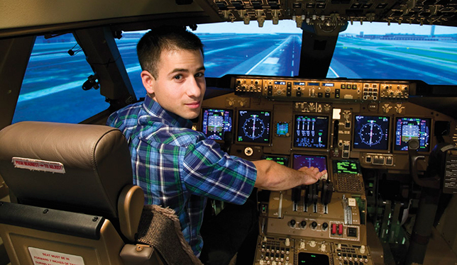 Jonathan Doré graduated from mechanical engineering program (concentration on aerospace) at Polytechnique Montréal. He is now a test engineer at CAE. 