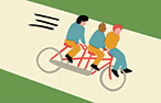 people on cycle design
