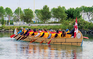 Big canoes, small world